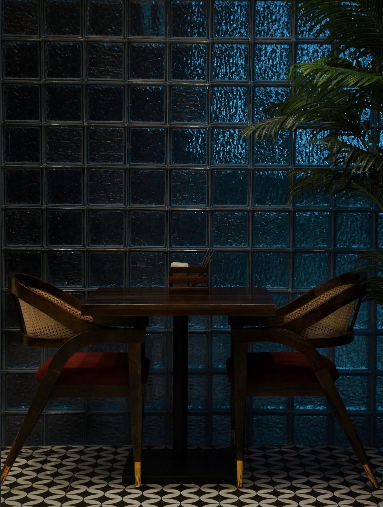 Two seater table and chairs at Onefold
