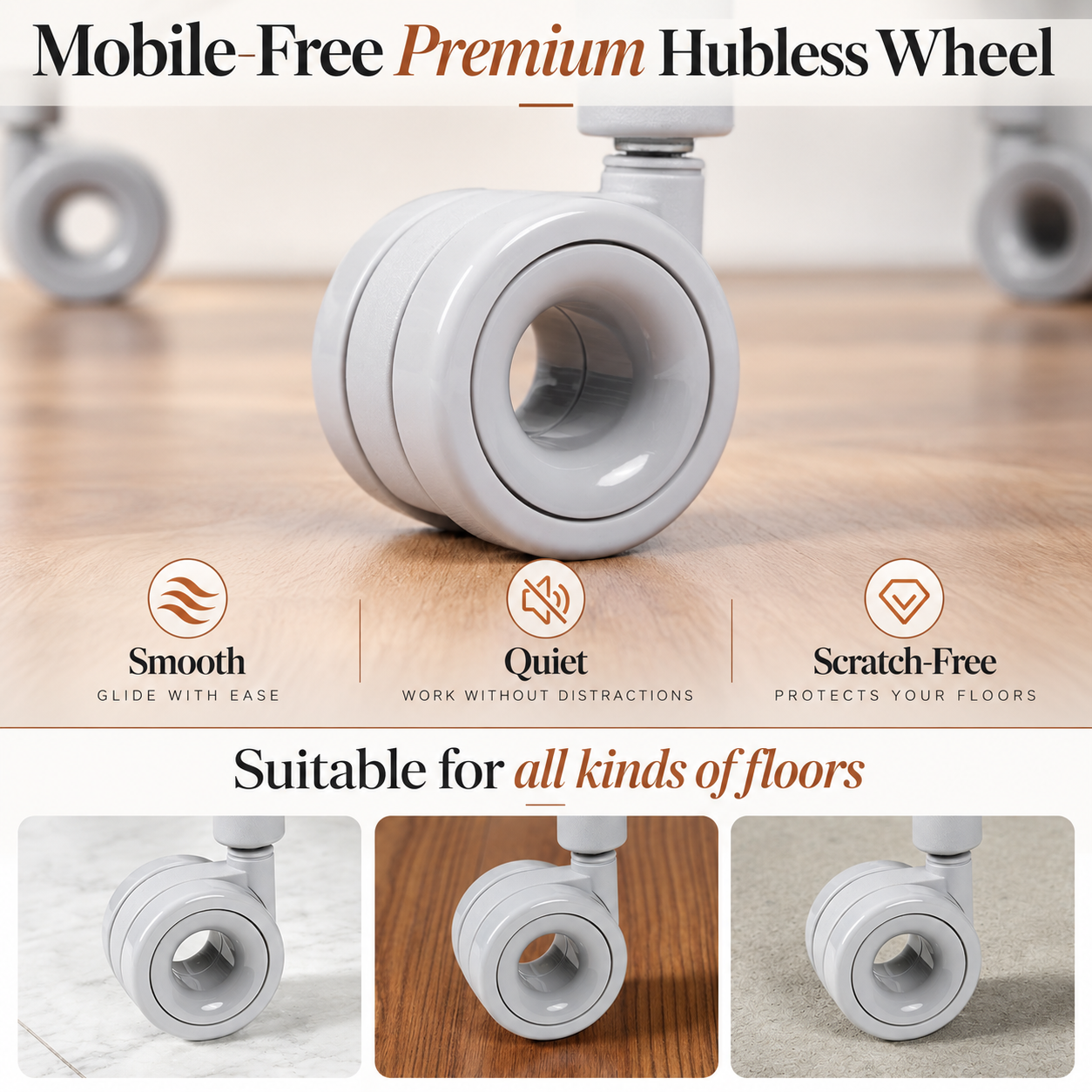 DYKU Pro hubless wheel design
