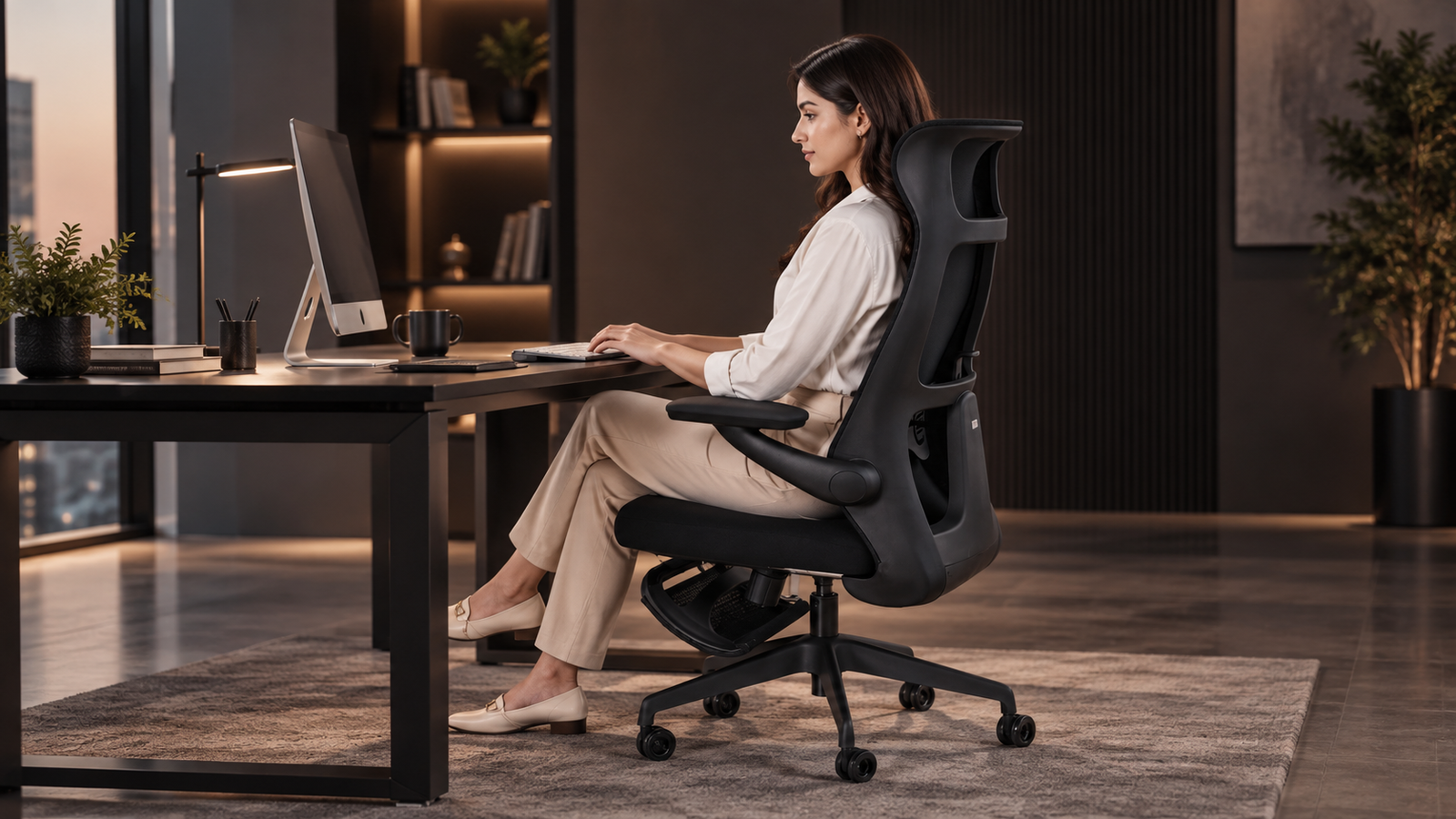 DYKU Massage Office Chair Pro in a premium workspace