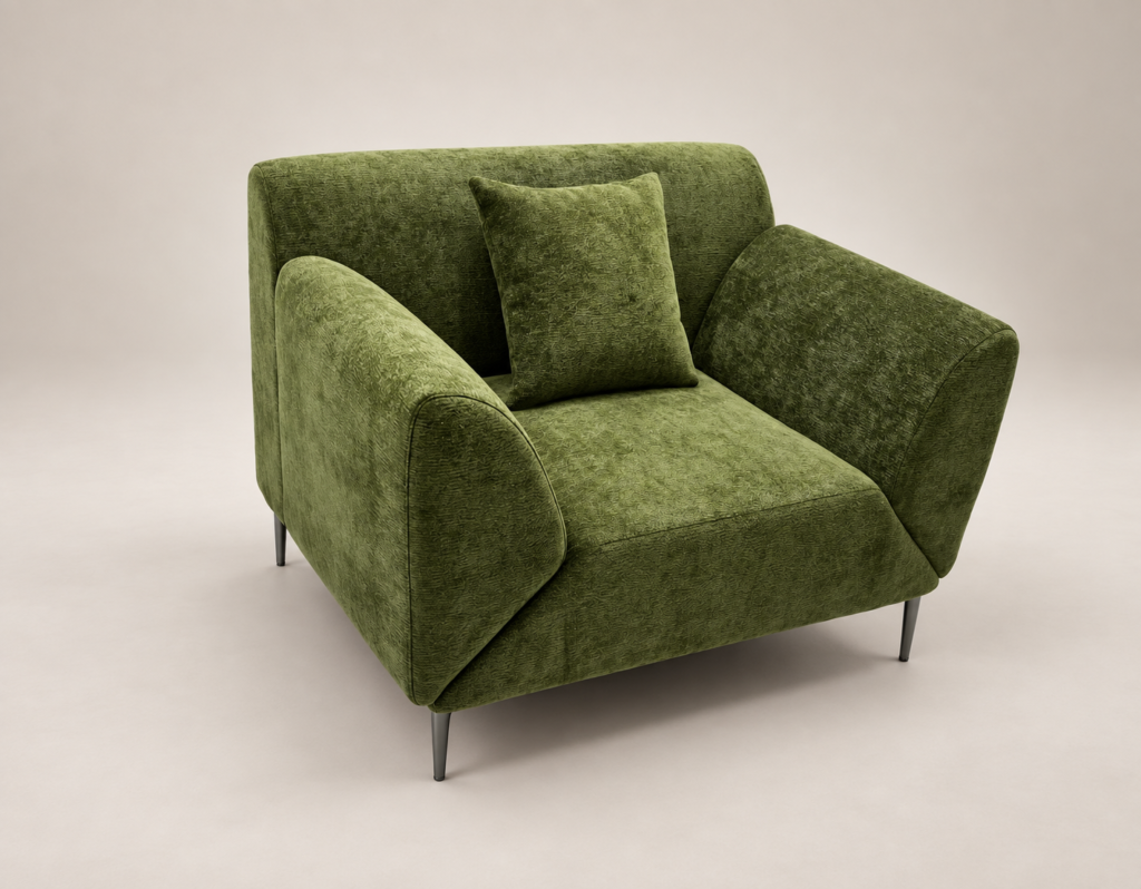 DYKU Convertible Single Sofa Bed Green