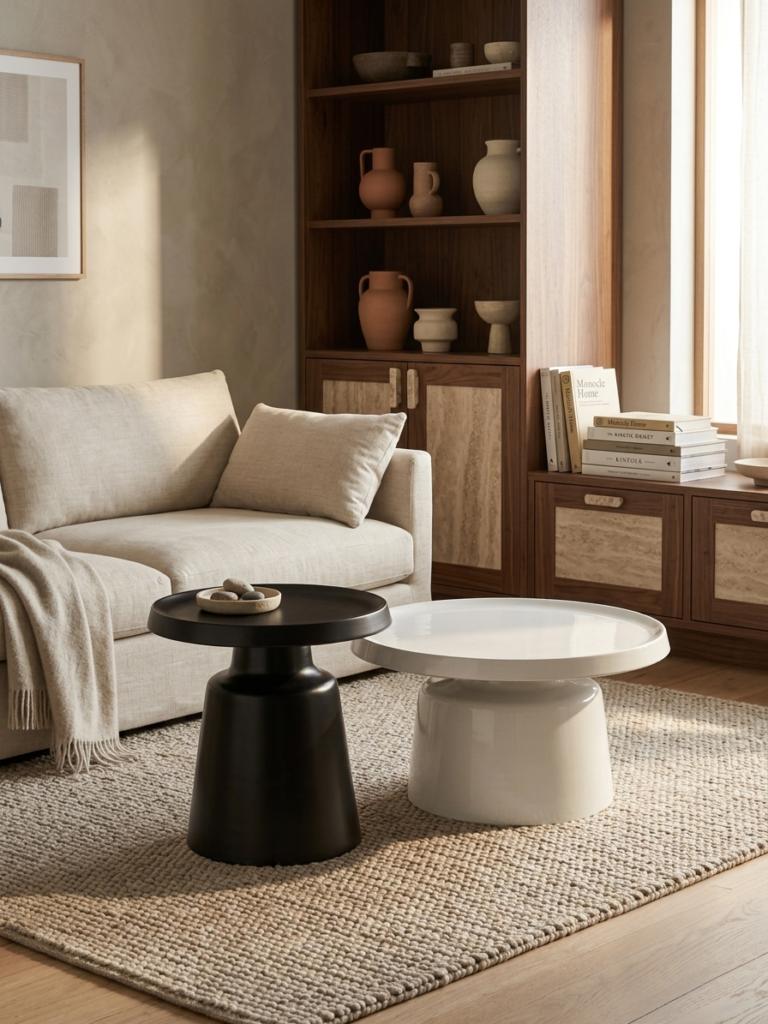 Metal Coffee Table Set