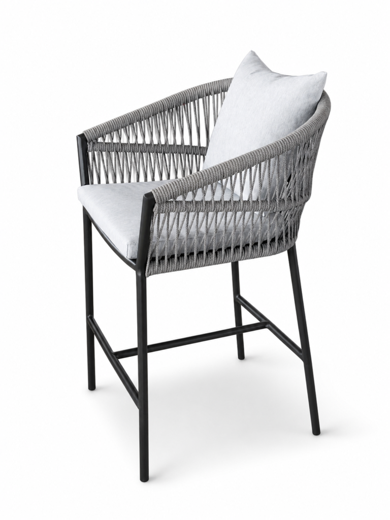 Metal Rope Bar Chair