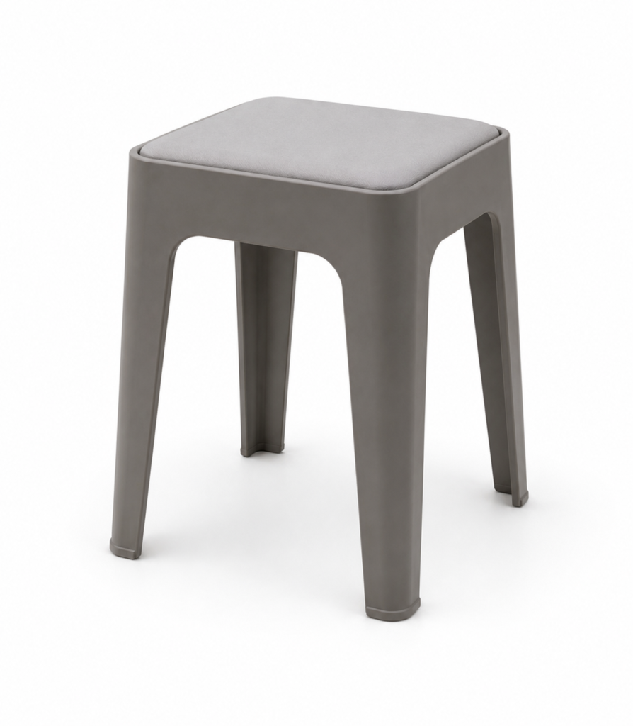 Stackable PP Stool with Cushion