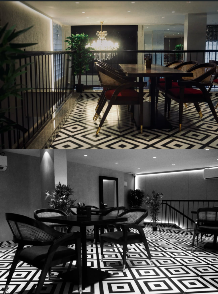 Café and restaurant interior styled with DYKU furniture